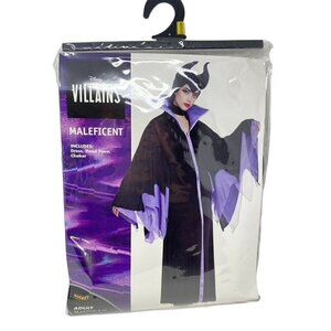 Disney Villains Adult Classic Maleficent Costume Dress Headpiece Choker M 8-10